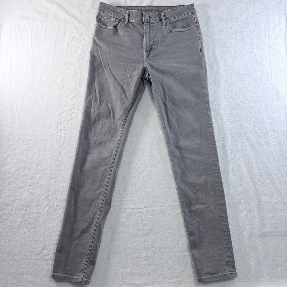 American‎ Eagle Jeans Next Level Flex Grey Slim Straight 30 X 32